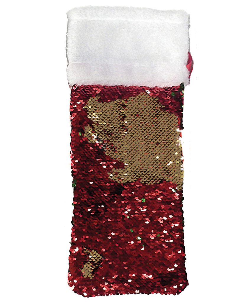 sequin wine bag