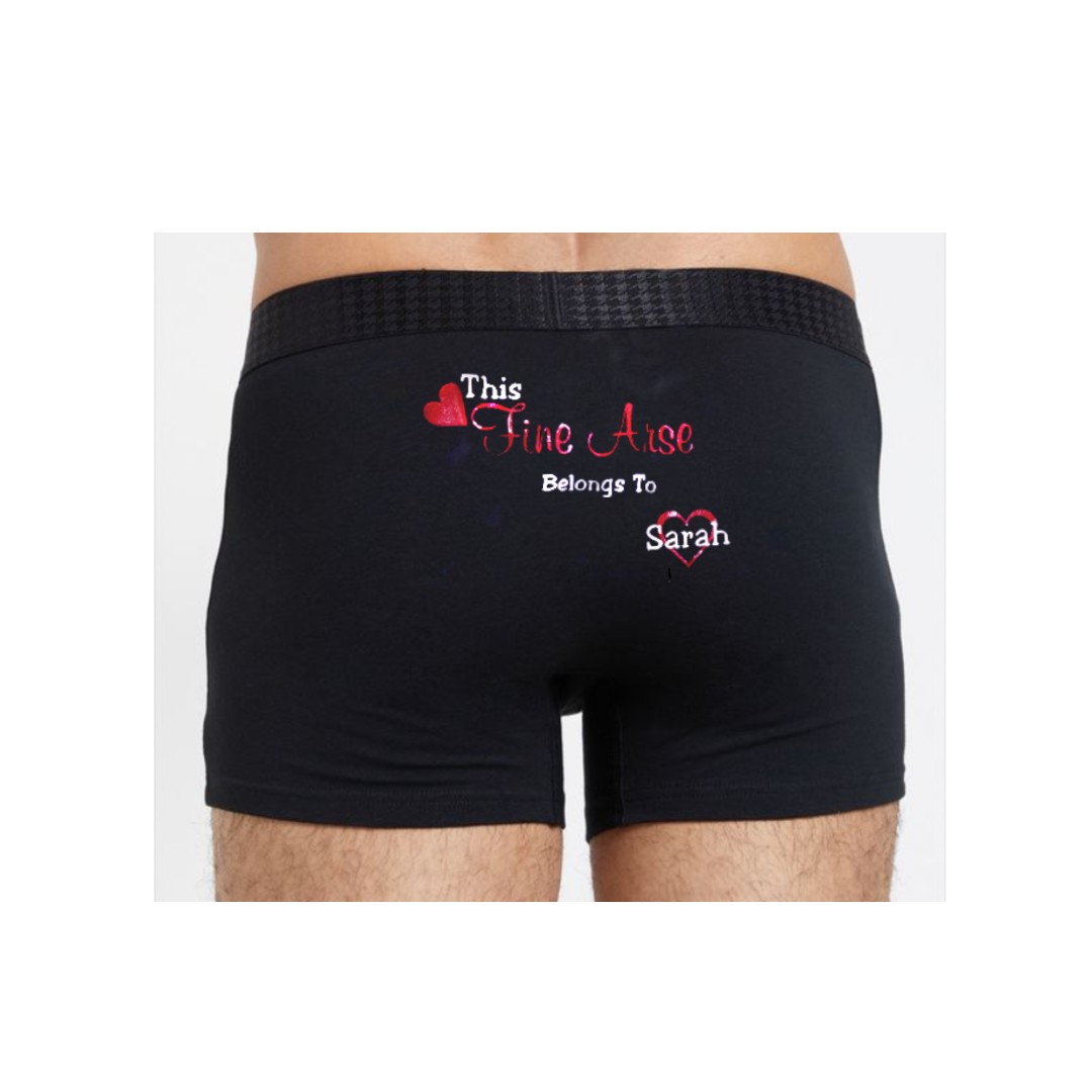 Personalised Boxers Fine Arse – Embroidery Bliss
